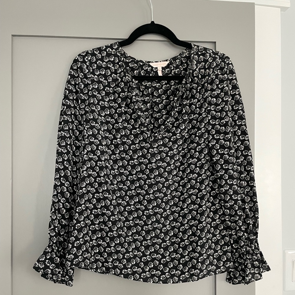 Rebecca Taylow 100% silk floral top